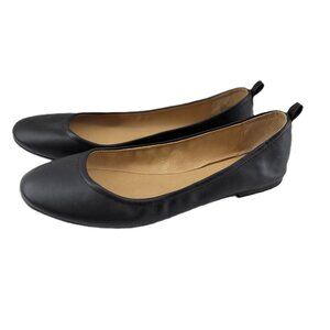 R2 Shoes Women's 11 Black Khloe Low Flat Vegan Leather Slip-on Flexible Light